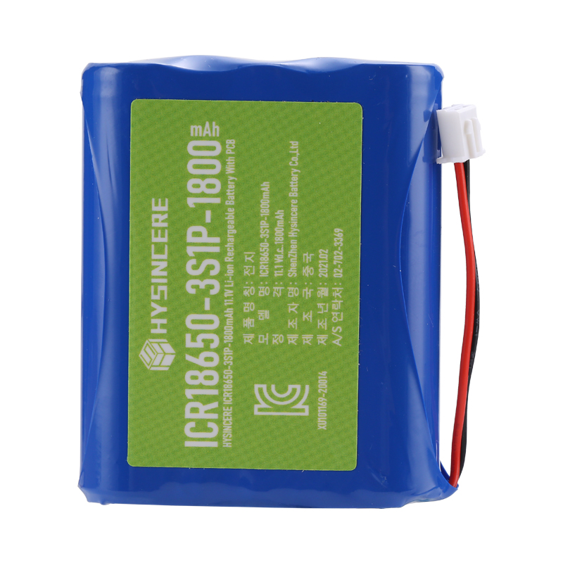 Lithium Ion Battery 18650 Pack 11.1V 1800mAh