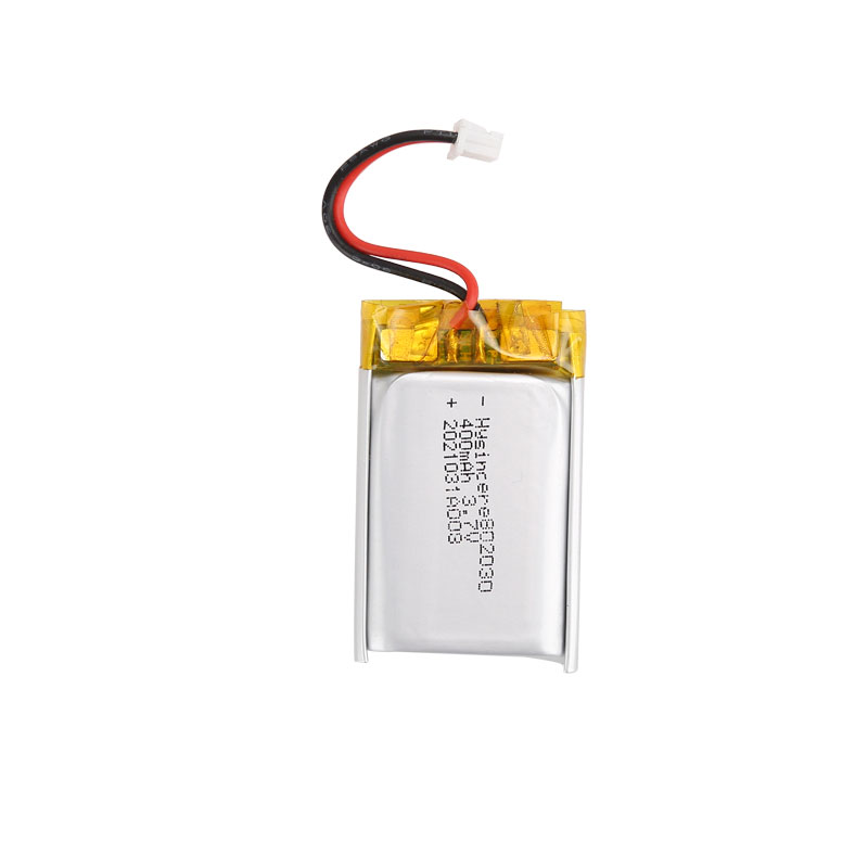 802030 400mAh Li-polymer Battery 3.7V