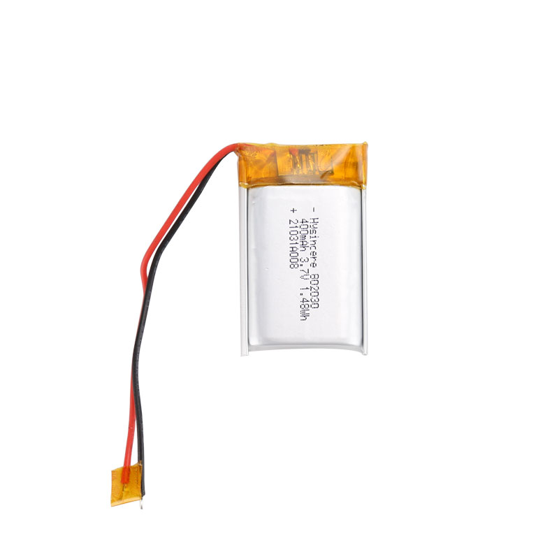 802030 400mAh Li-polymer Battery 3.7V