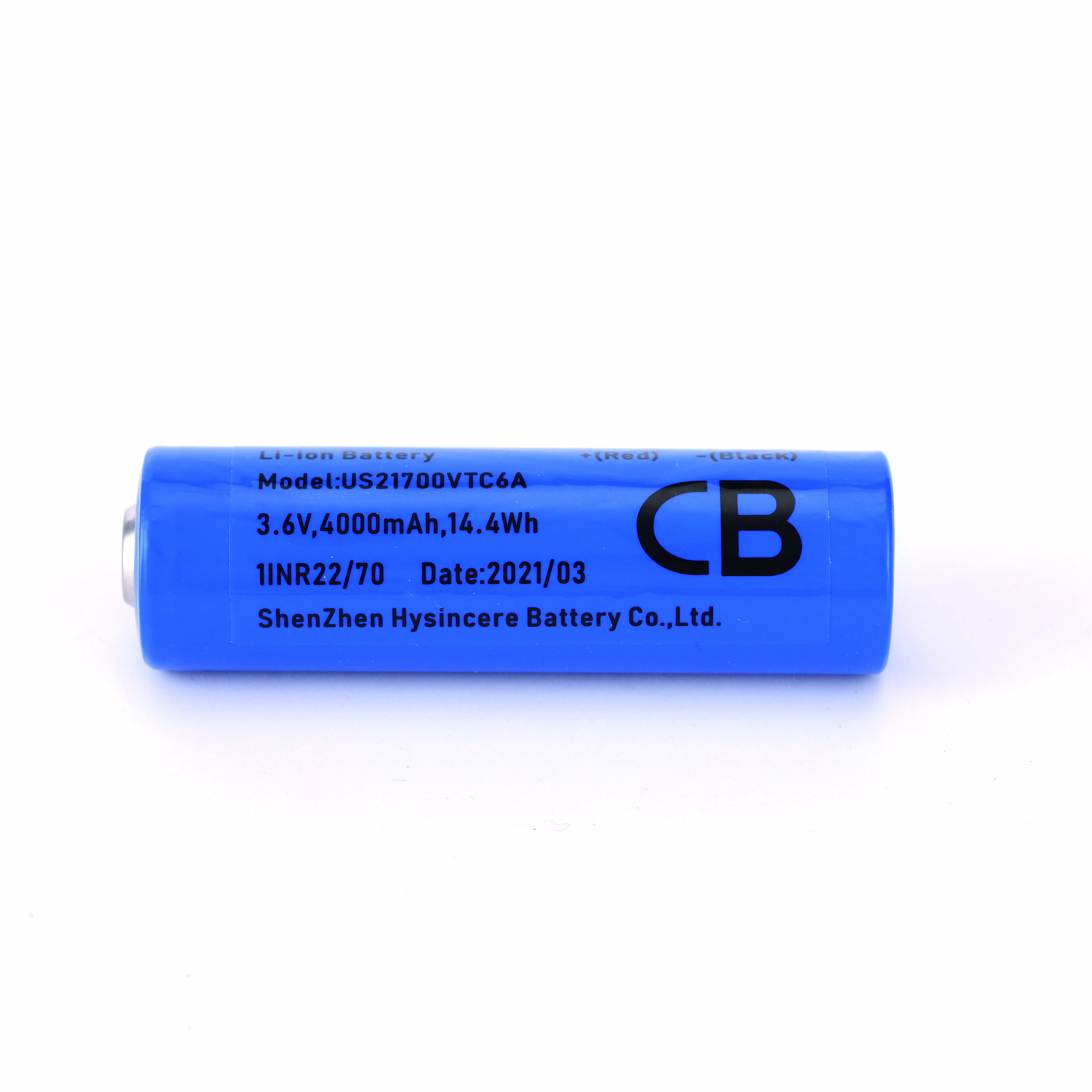 21700 3.7V Lithium Ion Battery 4000mAh 10C