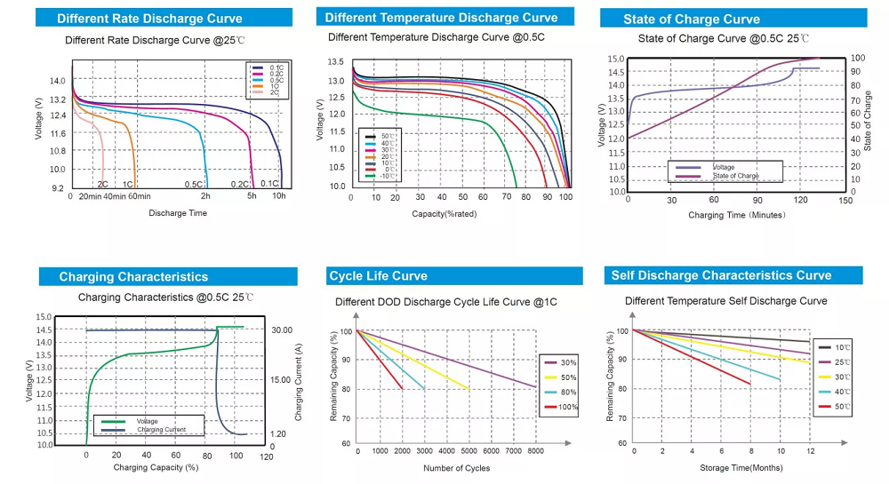 Lithium Replacing Lead-Acid LiFePo4 Battery Pack 12V 200Ah