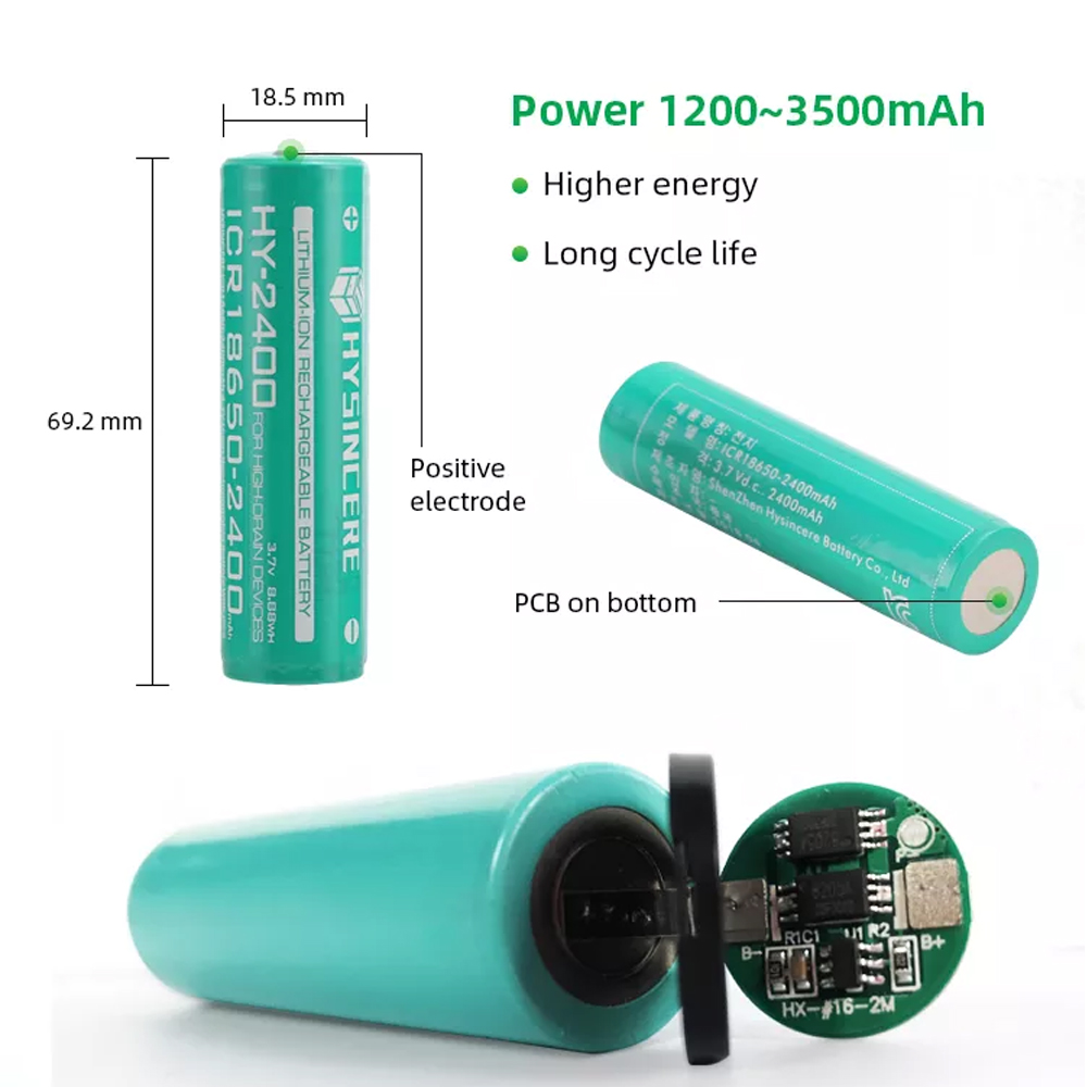 High Discharge 18650 21700 26650 Lithium Ion Battery Cell