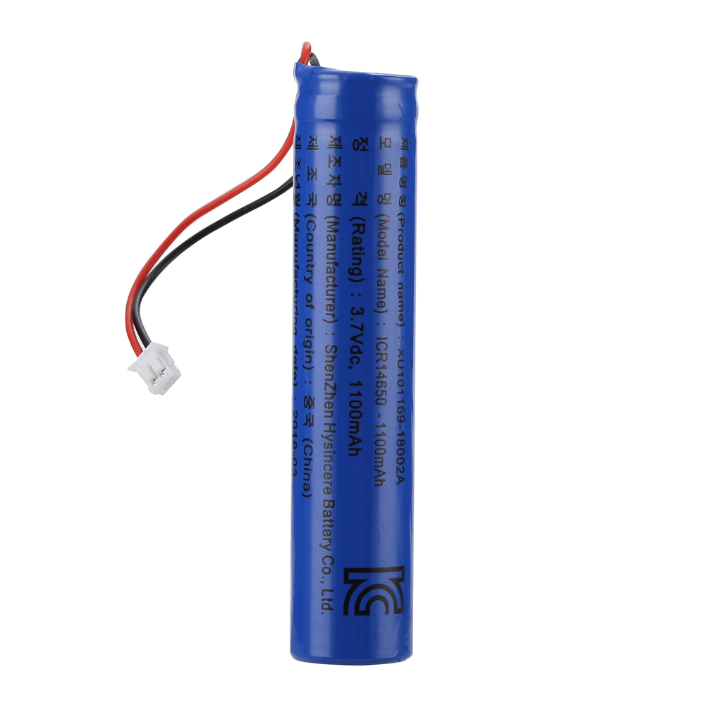 Medical Equipment Cylindrical Lithium Ion Battery 3.7V