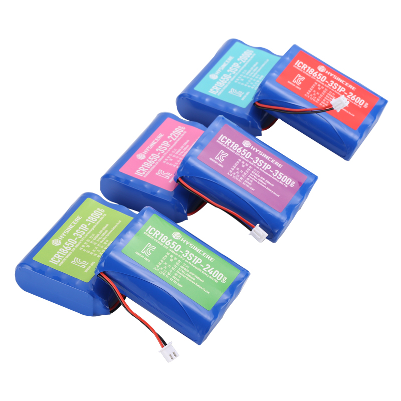 12V Rechargeable Lithium Ion 18650 Battery Pack 2000mAh